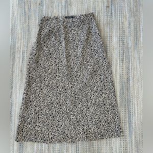 Nasty gal leopard print midi skirt